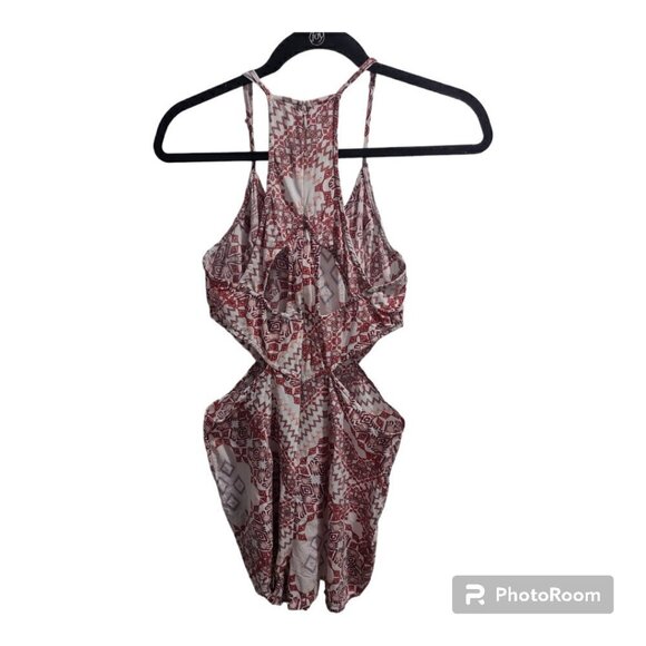 Express Pink Tribal Print Romper Size S - 3FOR$25 - - Picture 2 of 4
